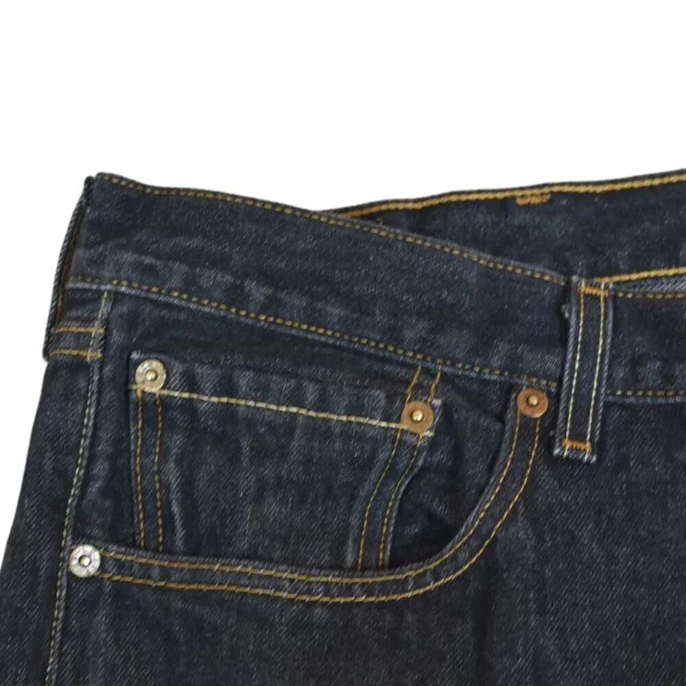 Levi’s 501 Original Jeans W54 L30 Dark Wash Button Fly Straight Leg Rugged